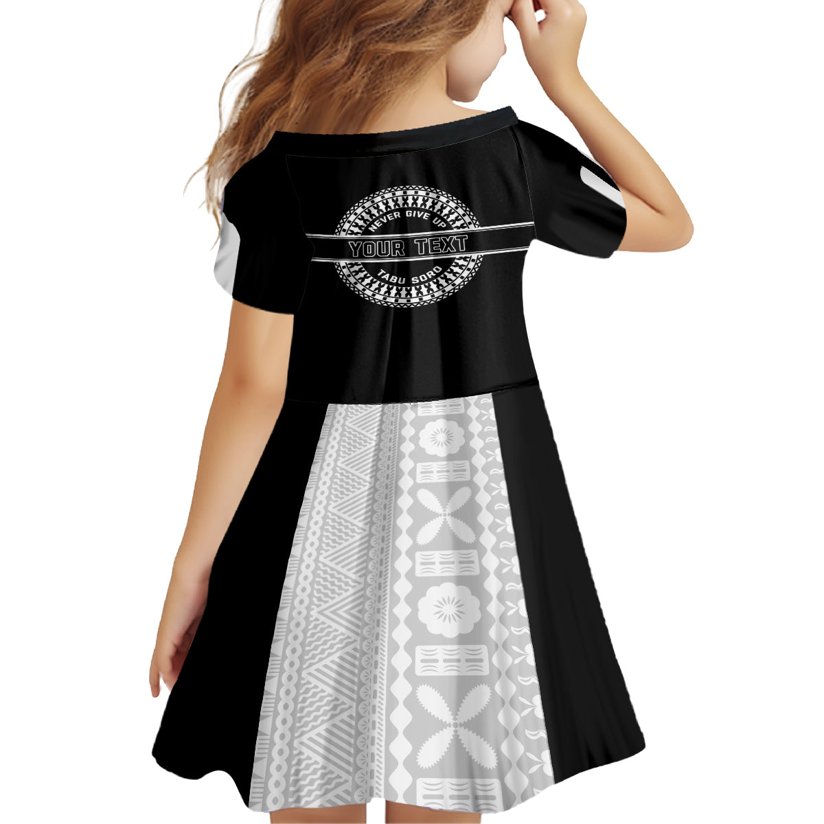 Personalized Fiji Obstacle Race 2023 Family Matching Long Sleeve Bodycon Dress and Hawaiian Shirt Never Give Up LT05 - Polynesian Pride