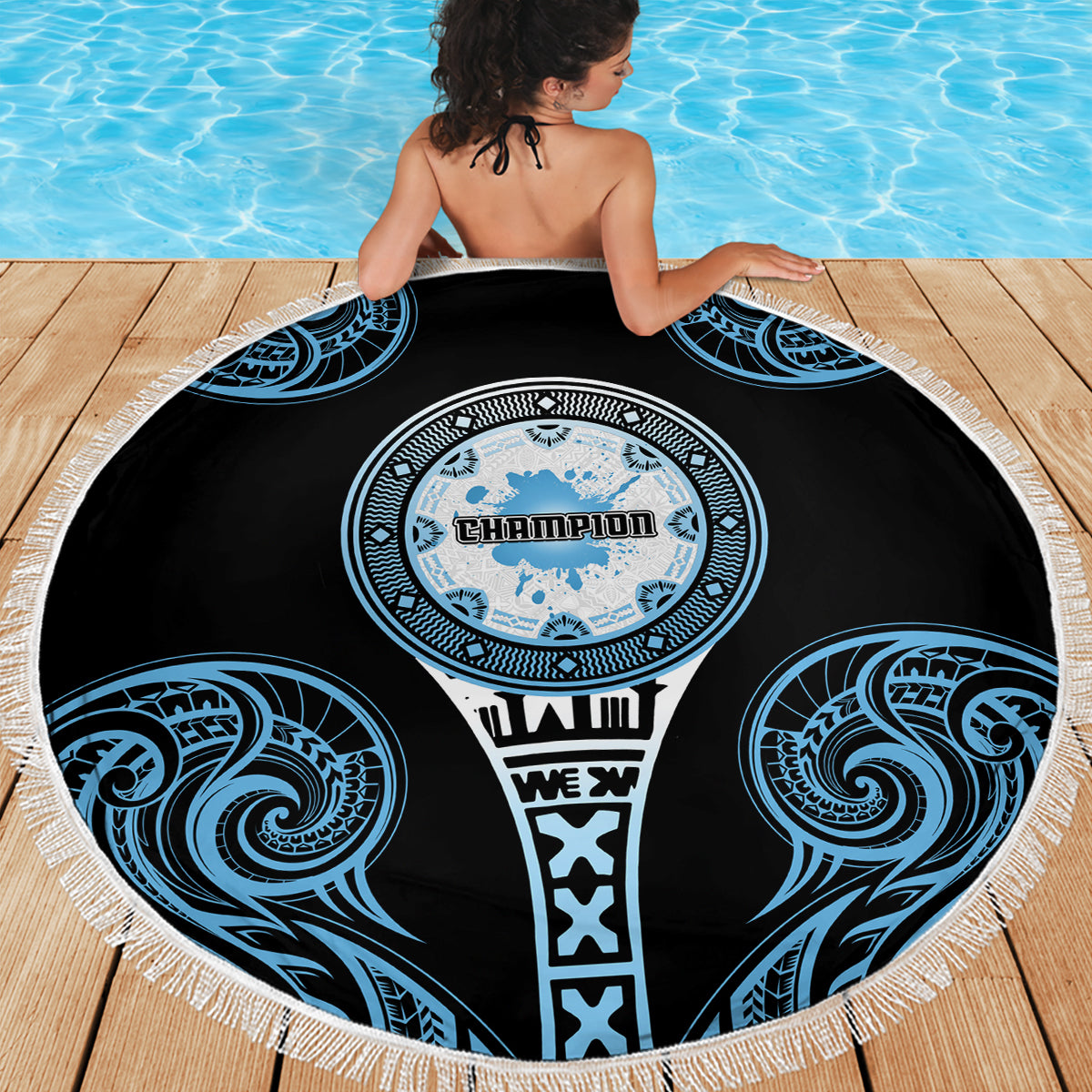 Fiji Obstacle Race 2023 Beach Blanket Go Champion LT05 - Wonder Print Shop