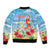 Hawaii Christmas Bomber Jacket Funny Macaw Parrot Tropical Vibe