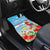 Hawaii Christmas Car Mats Funny Macaw Parrot Tropical Vibe