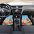 Hawaii Christmas Car Mats Funny Macaw Parrot Tropical Vibe