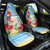 Hawaii Christmas Car Seat Cover Funny Macaw Parrot Tropical Vibe