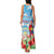 Hawaii Christmas Family Matching Tank Maxi Dress and Hawaiian Shirt Funny Macaw Parrot Tropical Vibe