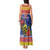 New Caledonia Christmas Tank Maxi Dress Kanaky Poinsettia Joyeux Noel