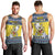 Niue The Rock Christmas Men Tank Top Niuean Crab Monuina E Kilisimasi