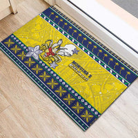 Niue The Rock Christmas Rubber Doormat Niuean Crab Monuina E Kilisimasi