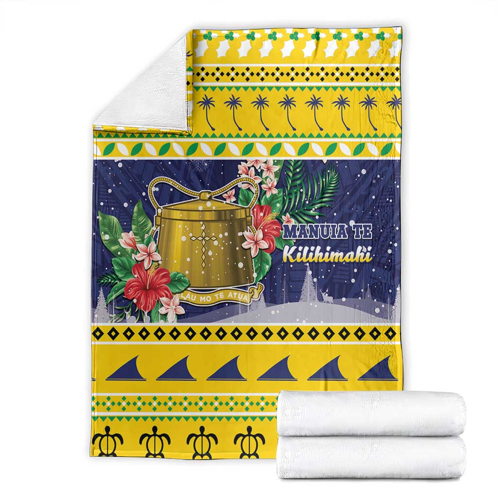 Tokelau Christmas Blanket Tokelauan Badge Manuia Te Kilihimahi