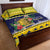 Tokelau Christmas Quilt Bed Set Tokelauan Badge Manuia Te Kilihimahi