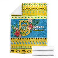 Tuvalu Christmas Blanket Coat Of Arms Manuia Te Kilisimasi