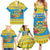 Tuvalu Christmas Family Matching Summer Maxi Dress and Hawaiian Shirt Coat Of Arms Manuia Te Kilisimasi