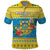 Tuvalu Christmas Polo Shirt Coat Of Arms Manuia Te Kilisimasi