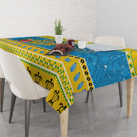 Tuvalu Christmas Tablecloth Coat Of Arms Manuia Te Kilisimasi