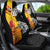 New Zealand And Papua New Guinea Rugby Custom Car Seat Cover Maori Kiwi With Bird of Paradise