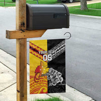 New Zealand And Papua New Guinea Rugby Custom Garden Flag Maori Kiwi With Bird of Paradise