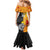 New Zealand And Papua New Guinea Rugby Custom Mermaid Dress Maori Kiwi With Bird of Paradise