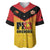 Papua New Guinea Rugby Custom Baseball Jersey Go Orchids Pacific Champions