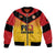 Papua New Guinea Rugby Custom Bomber Jacket Go Orchids Pacific Champions