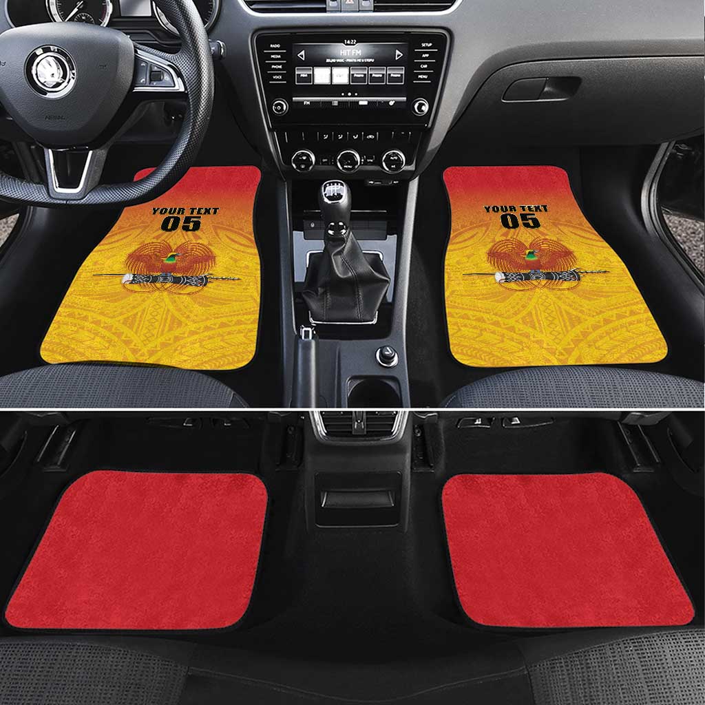 Papua New Guinea Rugby Car Mats Go Orchids Pacific Champions