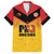 Papua New Guinea Rugby Custom Family Matching Off Shoulder Short Dress and Hawaiian Shirt Go Orchids Pacific Champions