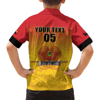 Papua New Guinea Rugby Custom Kid Hawaiian Shirt Go Orchids Pacific Champions