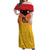 Papua New Guinea Rugby Custom Off Shoulder Maxi Dress Go Orchids Pacific Champions