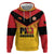 Papua New Guinea Rugby Custom Zip Hoodie Go Orchids Pacific Champions