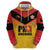 Papua New Guinea Rugby Custom Zip Hoodie Go Orchids Pacific Champions