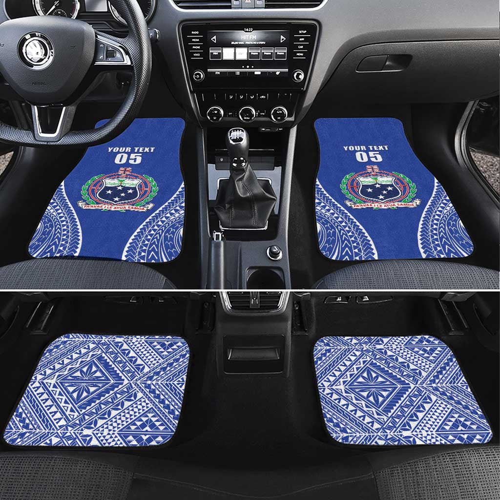 Fetu Samoa Rugby Car Mats Go Champions