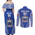 Fetu Samoa Rugby Custom Couples Matching Off Shoulder Maxi Dress and Long Sleeve Button Shirt Go Champions