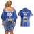 Fetu Samoa Rugby Custom Couples Matching Off Shoulder Short Dress and Hawaiian Shirt Go Champions