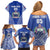 Fetu Samoa Rugby Custom Family Matching Off Shoulder Short Dress and Hawaiian Shirt Go Champions