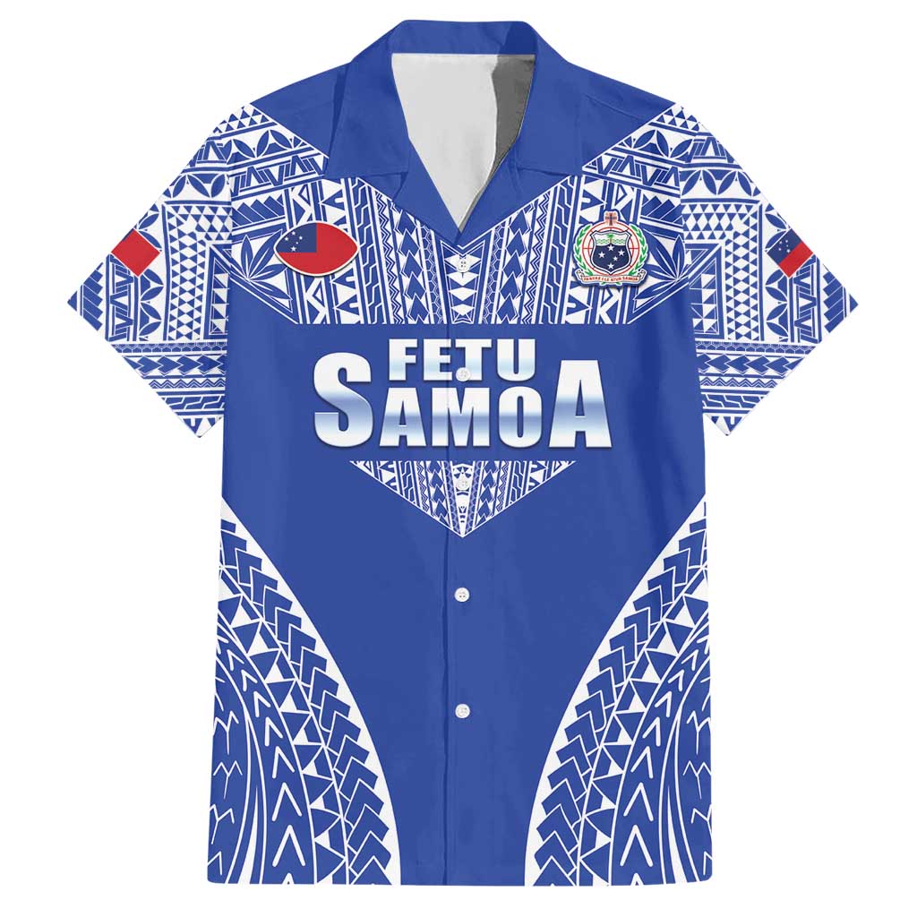 Fetu Samoa Rugby Custom Hawaiian Shirt Go Champions