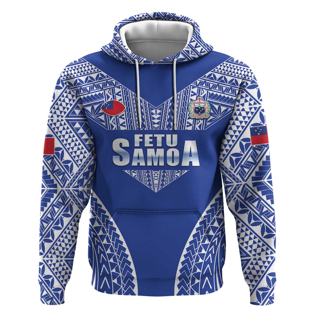 Fetu Samoa Rugby Custom Hoodie Go Champions