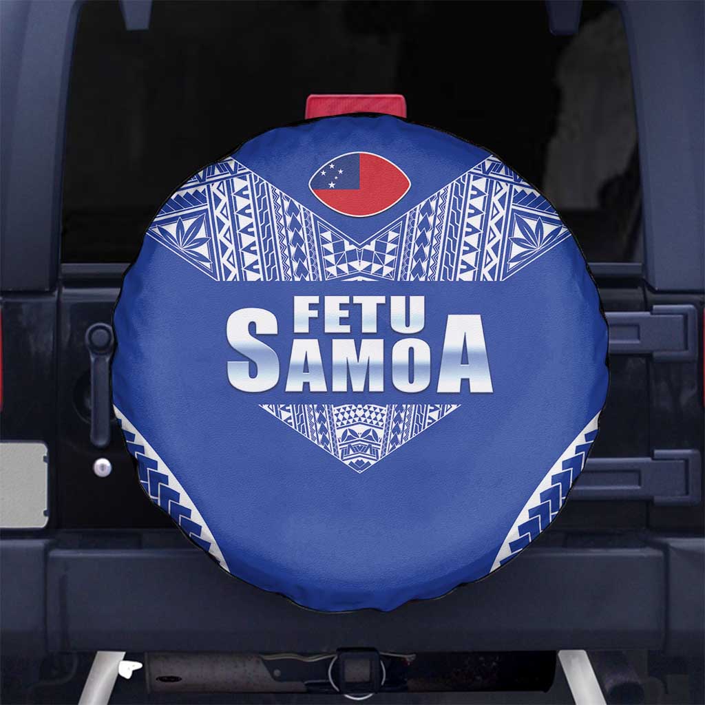Fetu Samoa Rugby Spare Tire Cover Go Champions