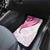 Rose Pink Polynesian Tribal Turtle Floral Pattern Car Mats