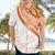 Orange Polynesian Tribal Turtle Floral Pattern Hawaiian Shirt