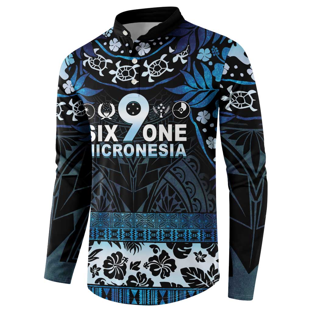 Micronesia FSM 691 Button Sweatshirt Respect Culture