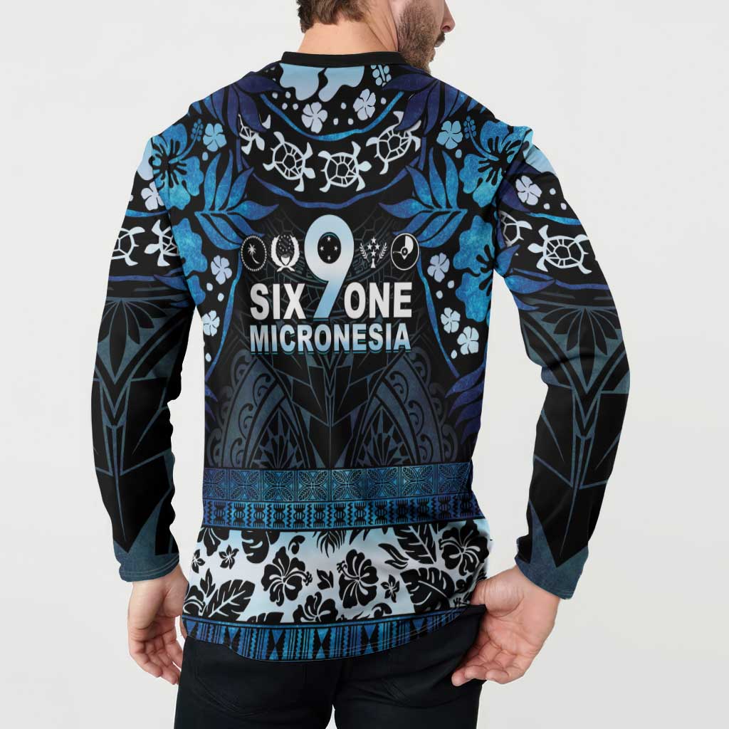 Micronesia FSM 691 Button Sweatshirt Respect Culture