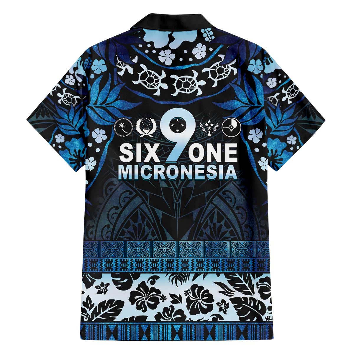 Micronesia FSM 691 Family Matching Off The Shoulder Long Sleeve Dress and Hawaiian Shirt Respect Culture