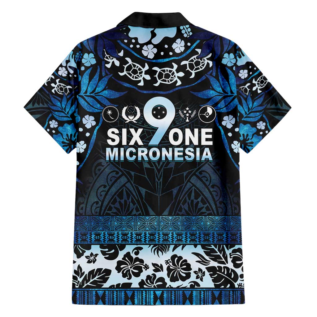 Micronesia FSM 691 Family Matching Off Shoulder Short Dress and Hawaiian Shirt Respect Culture