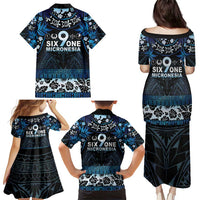 Micronesia FSM 691 Family Matching Puletasi and Hawaiian Shirt Respect Culture
