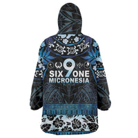 Micronesia FSM 691 Wearable Blanket Hoodie Respect Culture