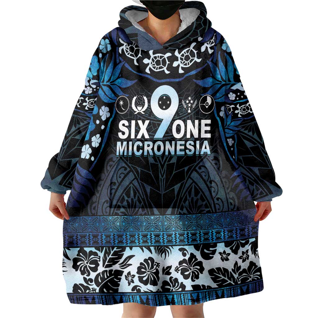 Micronesia FSM 691 Wearable Blanket Hoodie Respect Culture