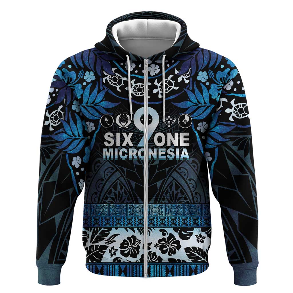 Micronesia FSM 691 Zip Hoodie Respect Culture