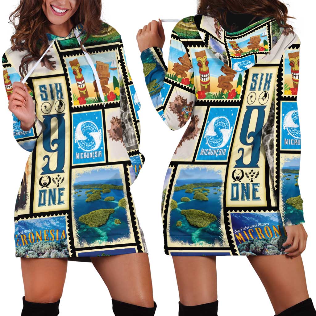 FSM Micronesia Culture Hoodie Dress