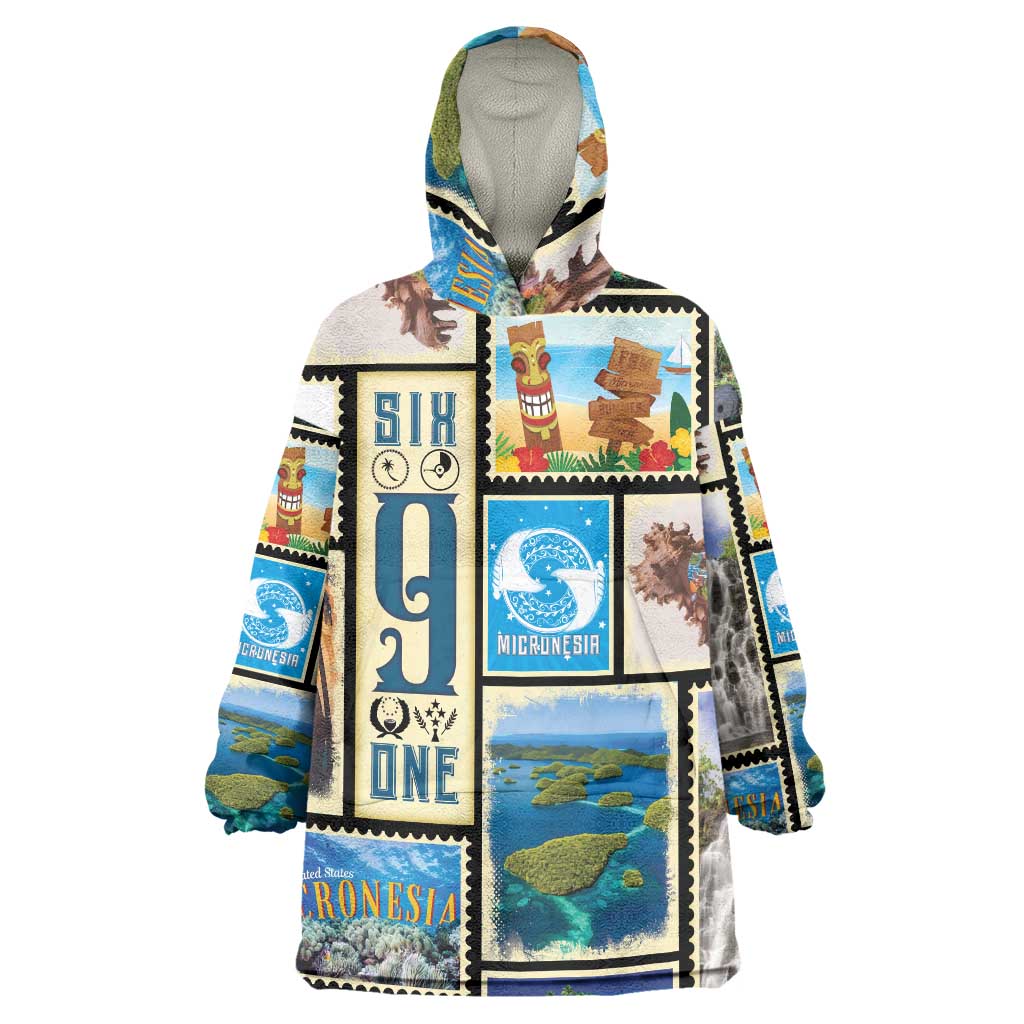 FSM Micronesia Culture Wearable Blanket Hoodie