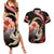 Personalised French Polynesia Victory Day Couples Matching Summer Maxi Dress and Hawaiian Shirt Polynesian Pattern Plumeria