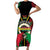 Vanuatu 45th Independence Day Family Matching Short Sleeve Bodycon Dress and Hawaiian Shirt Long God Yumi Stanap Wild Boar LT05