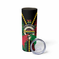 Vanuatu 45th Independence Day Skinny Tumbler Long God Yumi Stanap Wild Boar LT05
