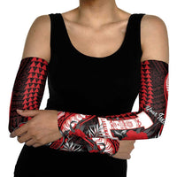 Personalized Hawaii Lahainaluna High School Arm Sleeves Tribal Tattoo With Hibiscus Flowers